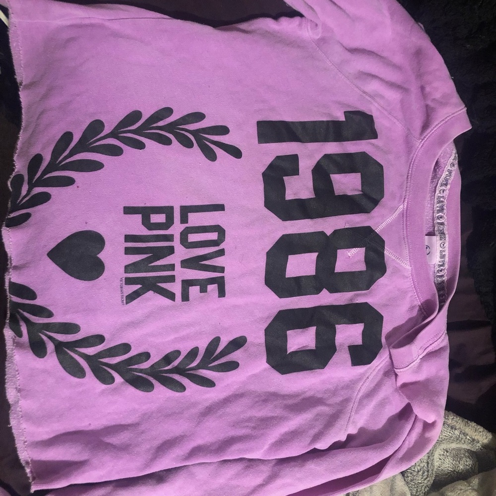 Victoria Secret PINK Long sleeve Crop Top